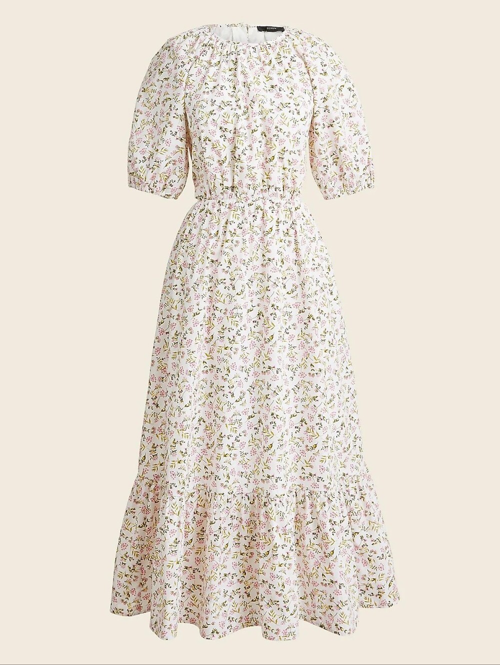 J Crew Side-cutout cotton poplin dress meadow floral Size 6 NWT